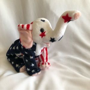 Ty Beanie Baby Righty 2000 Republican Elephant 54th Presidential Election